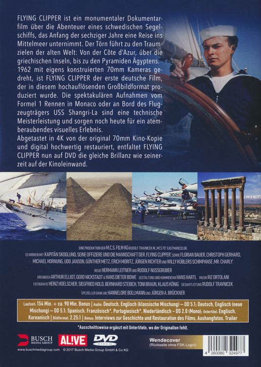 Produktbild: Flying Clipper - Traumreise unter wei&szlig;en Segeln [2 DVDs]