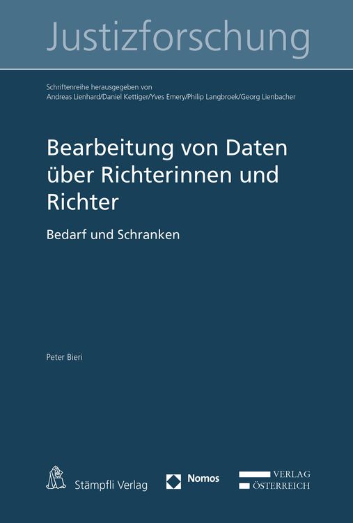 Produktbild: Bearbeitung von Daten &uuml;ber Richterinnen und Richter