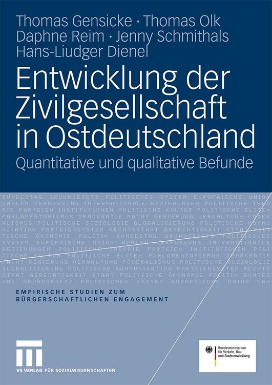 Produktbild: Entwicklung der Zivilgesellschaft in Ostdeutschland