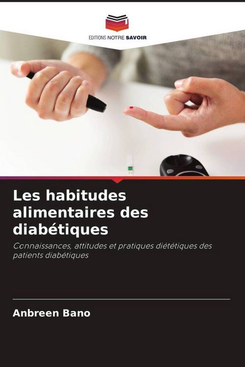 Produktbild: Les habitudes alimentaires des diab&eacute;tiques