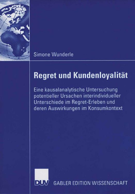 Produktbild: Regret und Kundenloyalit&auml;t