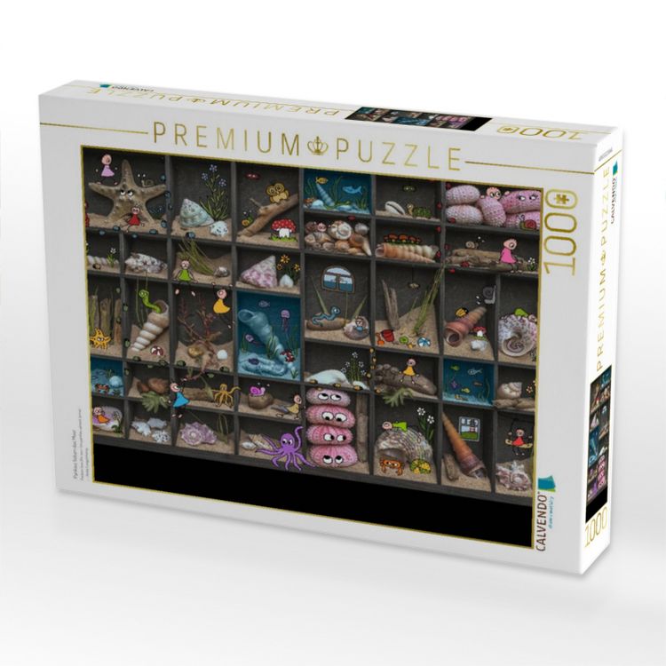 Produktbild: CALVENDO Puzzle Pankies lieben das Meer | 1000 Teile Lege-Gr&ouml;&szlig;e 64x48cm Foto-Puzzle f&uuml;r gl&uuml;ckliche Stunden