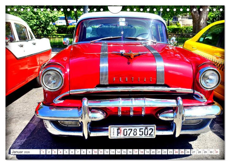 Produktbild: PONTIAC '55 (Wandkalender 2026 DIN A4 quer), CALVENDO Monatskalender