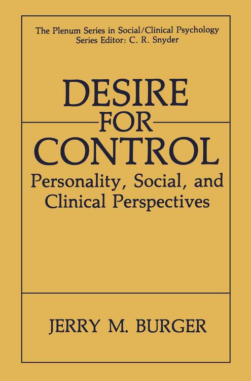 Produktbild: Desire for Control