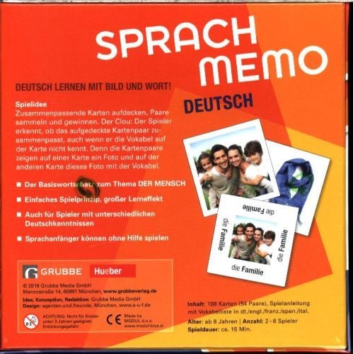 Produktbild: SPRACHMEMO Der Mensch
