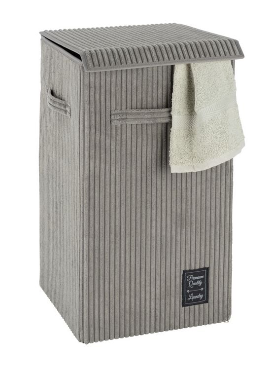 Produktbild: W&auml;schesammler Mod. Cora Grau, W&auml;schekorb, 63 l