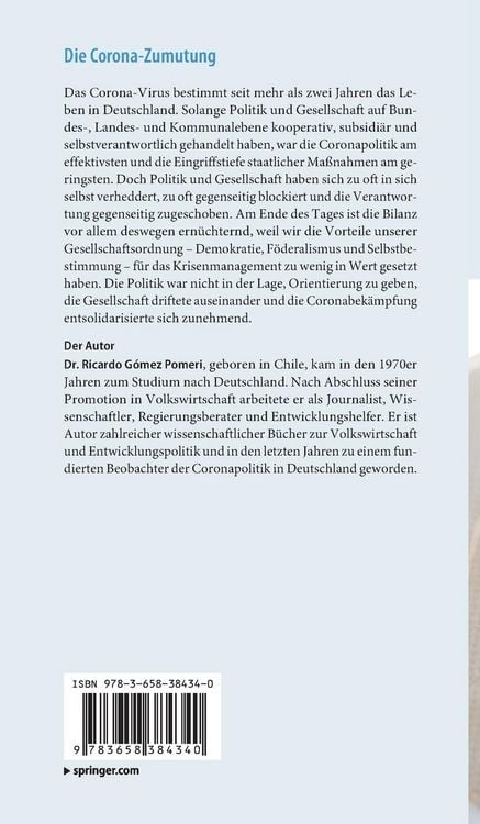 Produktbild: Die Corona-Zumutung
