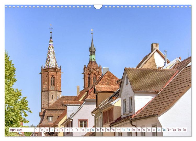 Produktbild: Villingen - historische und moderne Z&auml;hringerstadt (Wandkalender 2026 DIN A3 quer), CALVENDO Monatskalender
