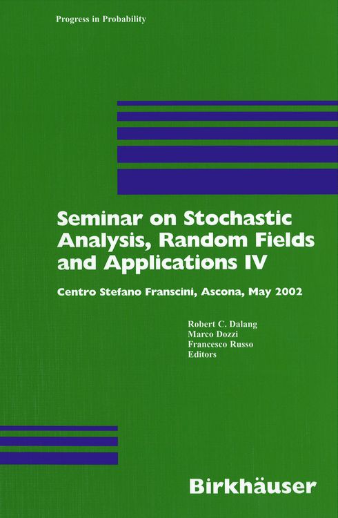 Produktbild: Seminar on Stochastic Analysis, Random Fields and Applications IV