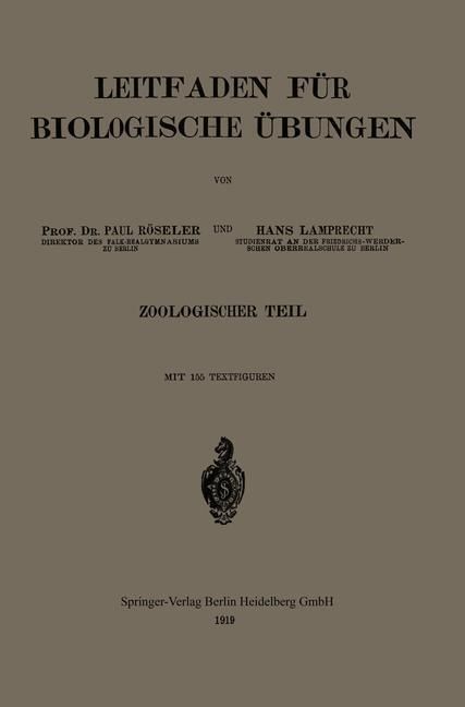 Produktbild: Leitfaden f&uuml;r biologische &Uuml;bungen