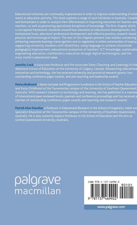 Produktbild: Educational Developments, Practices and Effectiveness