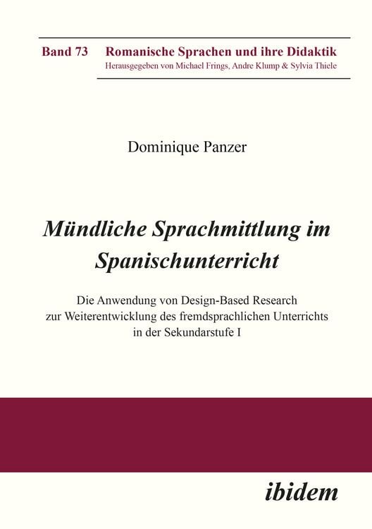 Produktbild: M&uuml;ndliche Sprachmittlung im Spanischunterricht