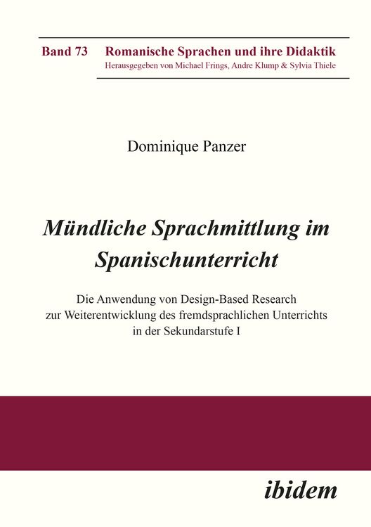 Produktbild: M&uuml;ndliche Sprachmittlung im Spanischunterricht