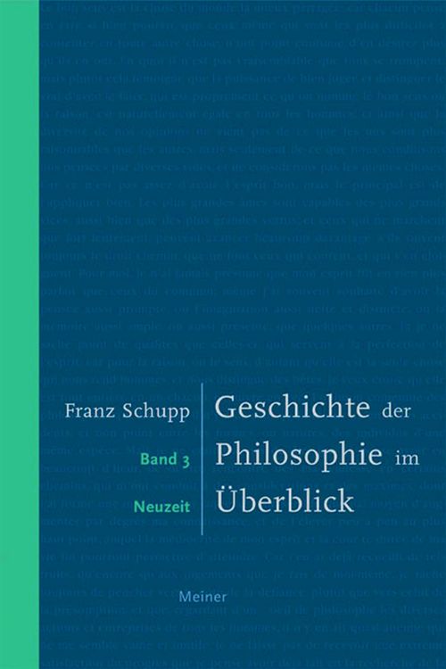 Produktbild: Geschichte der Philosophie im &Uuml;berblick. Band 3. Neuzeit