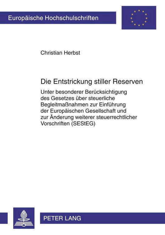Produktbild: Die Entstrickung stiller Reserven