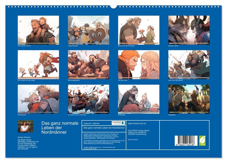 Produktbild: Das ganz normale Leben der Nordm&auml;nner (hochwertiger Premium Wandkalender 2026 DIN A2 quer), Kunstdruck in Hochglanz