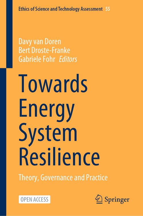 Produktbild: Towards Energy System Resilience