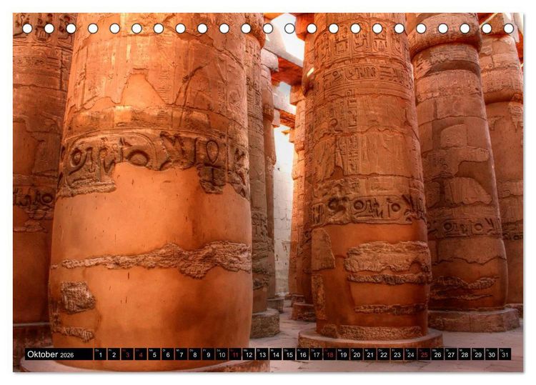 Produktbild: &Auml;gypten - Impressionen (Tischkalender 2026 DIN A5 quer), CALVENDO Monatskalender