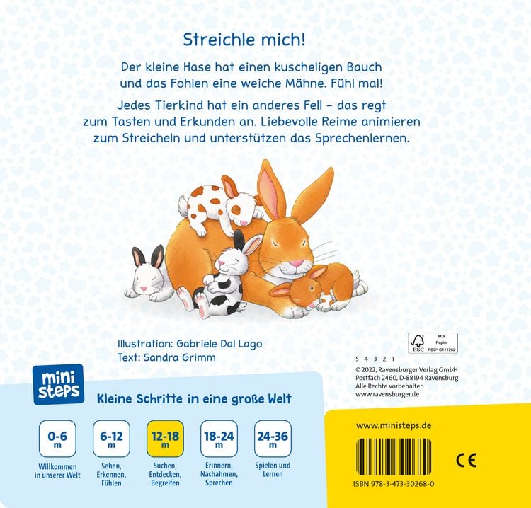Produktbild: Ministeps F&uuml;hl mal! Meine Lieblingstiere - ab 12 Monate
