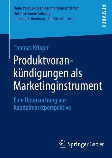 Produktbild: Produktvorank&uuml;ndigungen als Marketinginstrument