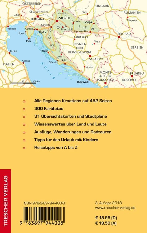 Produktbild: TRESCHER Reisef&uuml;hrer Kroatien