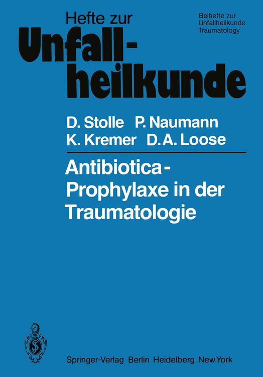 Produktbild: Antibiotica-Prophylaxe in der Traumatologie