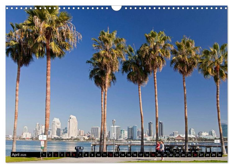Produktbild: Kalifornien USA (Wandkalender 2026 DIN A3 quer), CALVENDO Monatskalender
