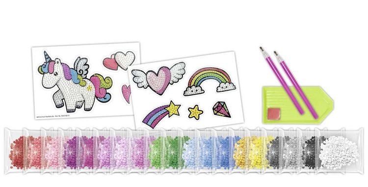 Produktbild: Diamond Painting Sticker "Unicorn"