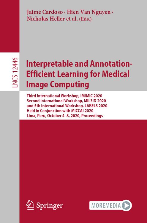 Produktbild: Interpretable and Annotation-Efficient Learning for Medical Image Computing