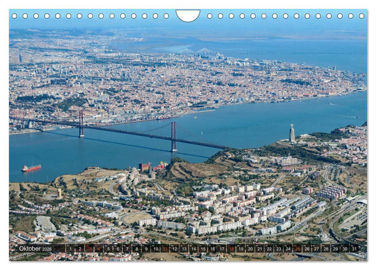 Produktbild: Flugbilder 2026 (Wandkalender 2026 DIN A4 quer), CALVENDO Monatskalender