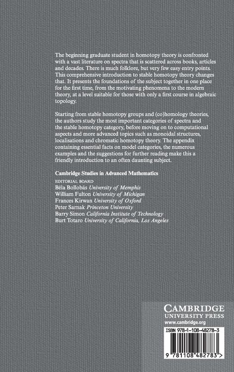 Produktbild: Foundations of Stable Homotopy Theory