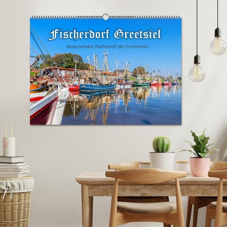 Produktbild: Fischerdorf Greetsiel (Wandkalender 2026 DIN A2 quer), CALVENDO Monatskalender