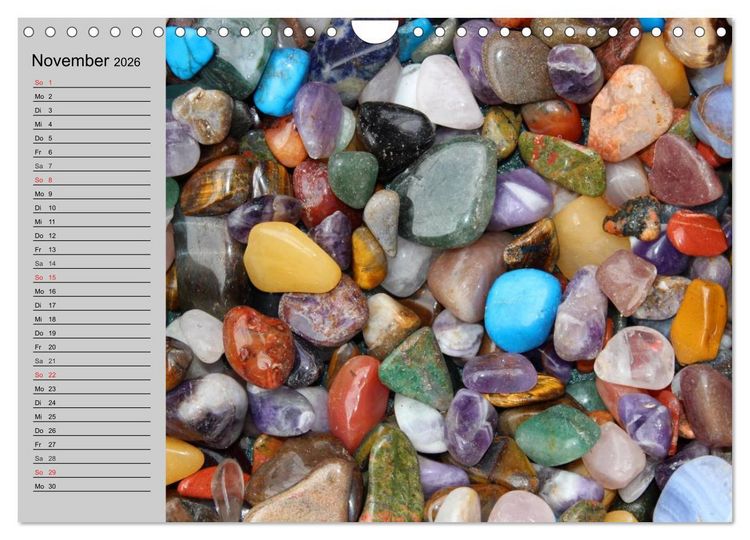 Produktbild: Minerale. Kristalle und Edelsteine (Wandkalender 2026 DIN A4 quer), CALVENDO Monatskalender