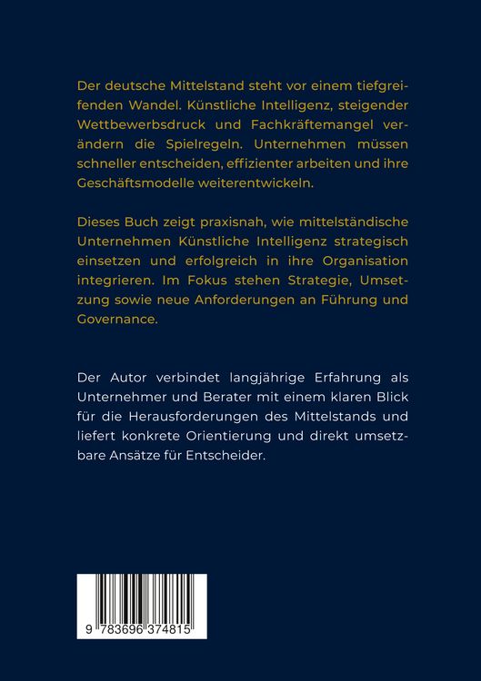 Produktbild: K&uuml;nstliche Intelligenz im Mittelstand
