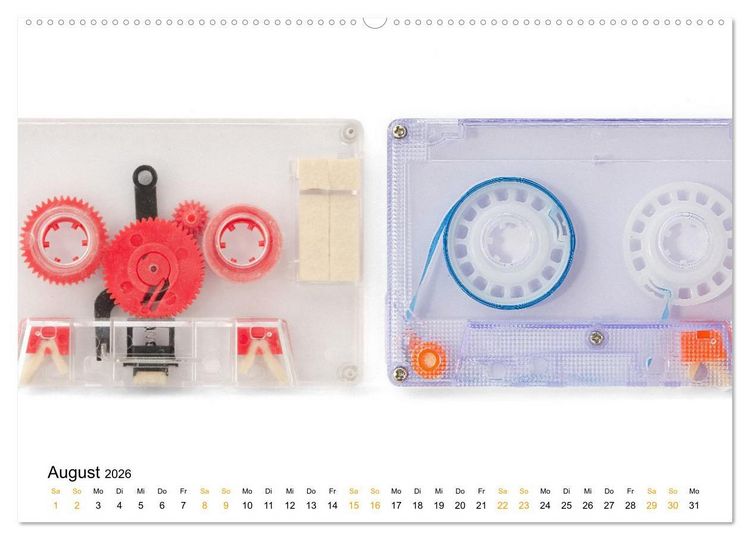 Produktbild: Audio Tapes (Wandkalender 2026 DIN A2 quer), CALVENDO Monatskalender