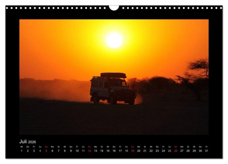 Produktbild: Land Rover Defender - Unterwegs in Afrika (Wandkalender 2026 DIN A3 quer), CALVENDO Monatskalender