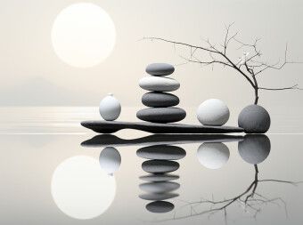 Produktbild: CALVENDO Puzzle Gleichgewicht - Zen | 2000 Teile Lege-Gr&ouml;&szlig;e 90x67cm Foto-Puzzle f&uuml;r gl&uuml;ckliche Stunden