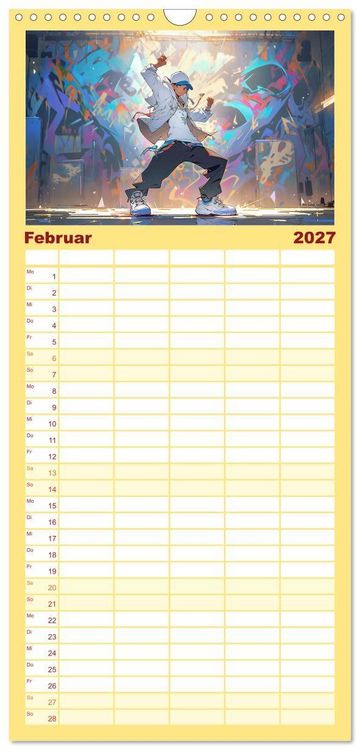 Produktbild: Familienplaner 2027 - Der Jungen-Kalender mit 5 Spalten (Wandkalender, 21 x 45 cm) CALVENDO