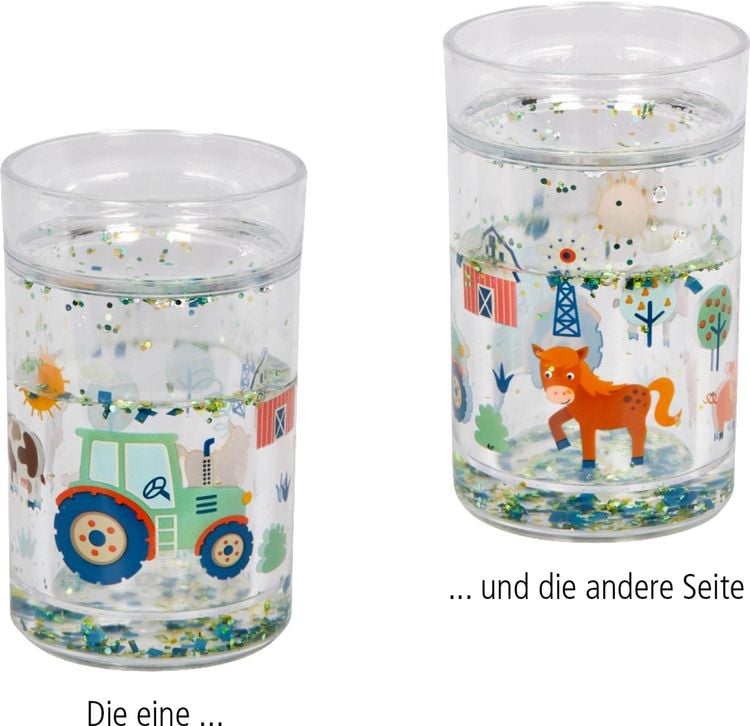 Produktbild: Glitzerbecher Traktor - Wenn ich mal gro&szlig; bin