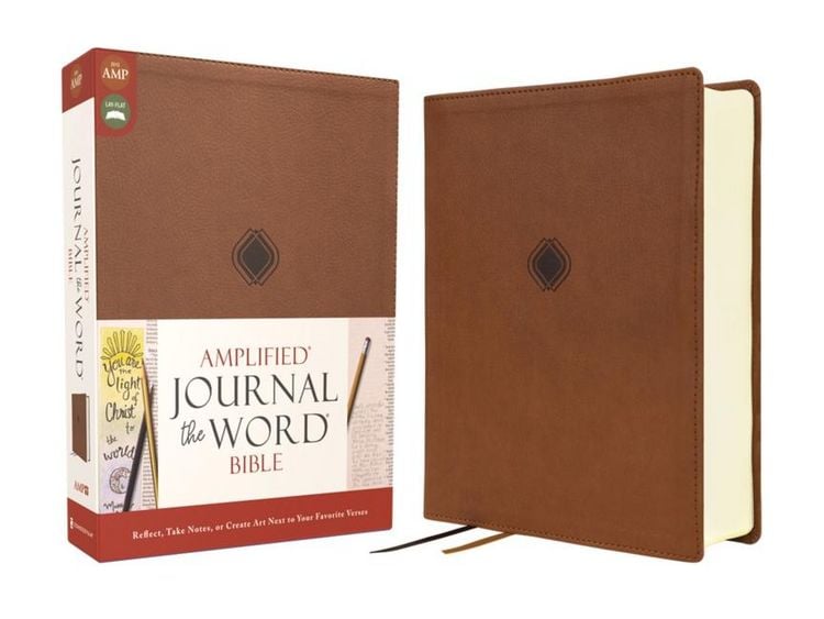 Produktbild: Amplified Journal the Word Bible, Leathersoft, Brown