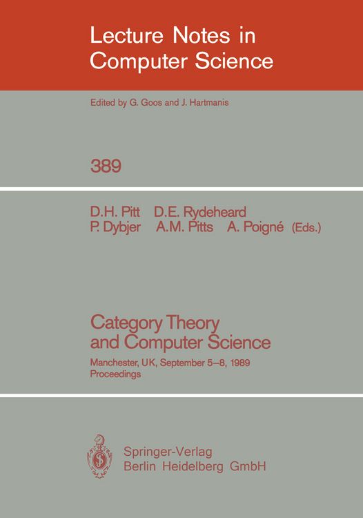 Produktbild: Category Theory and Computer Science