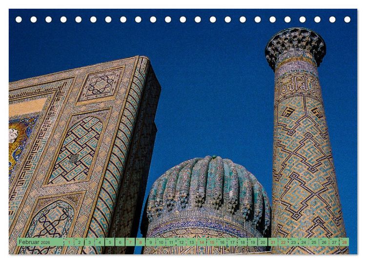Produktbild: Seidenstra&szlig;e - Khiva bis Lanzhou (Tischkalender 2026 DIN A5 quer), CALVENDO Monatskalender