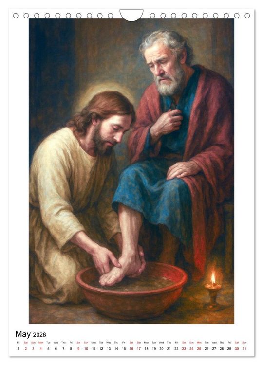 Produktbild: The Way of the Son of Man (Wall Calendar 2026 DIN A4 portrait), CALVENDO 12 Month Wall Calendar