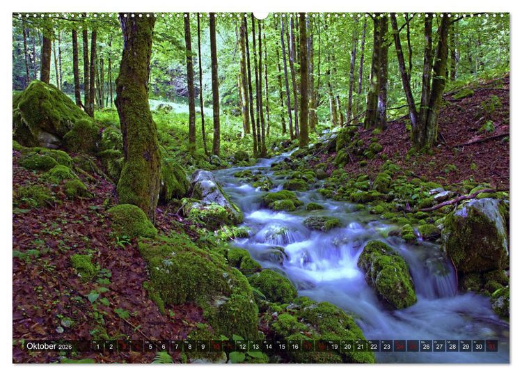 Produktbild: Slowenien - Soca Tal (hochwertiger Premium Wandkalender 2026 DIN A2 quer), Kunstdruck in Hochglanz