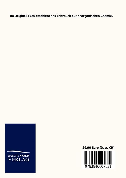 Produktbild: Grundriss der organischen Chemie
