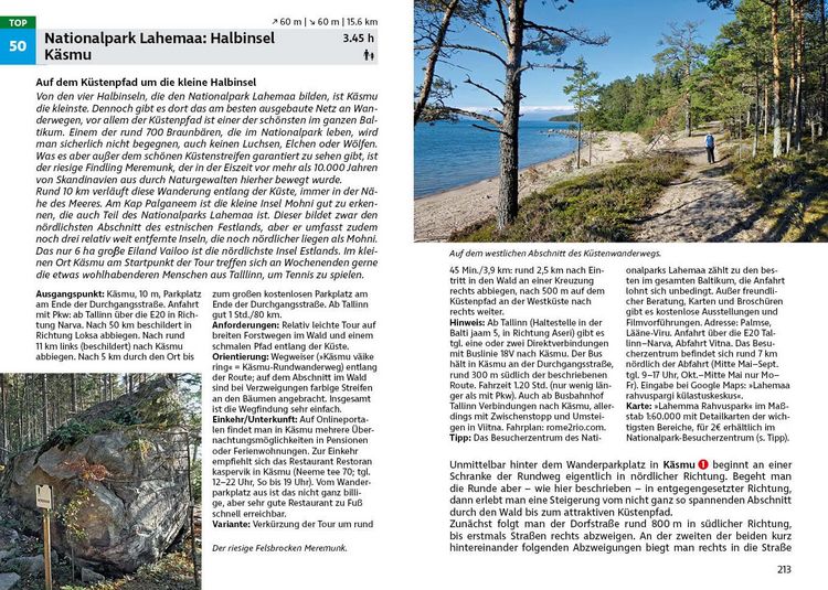 Produktbild: ROTHER Wanderf&uuml;hrer Baltikum &ndash; Litauen, Lettland und Estland