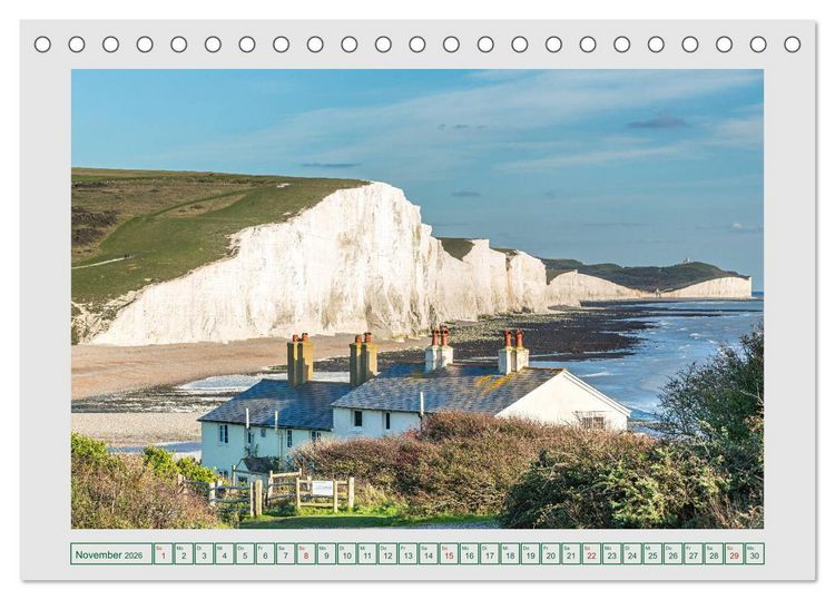 Produktbild: Englands S&uuml;den (Tischkalender 2026 DIN A5 quer), CALVENDO Monatskalender