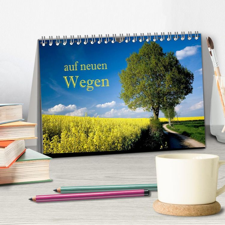 Produktbild: Auf neuen Wegen (Tischkalender 2026 DIN A5 quer), CALVENDO Monatskalender