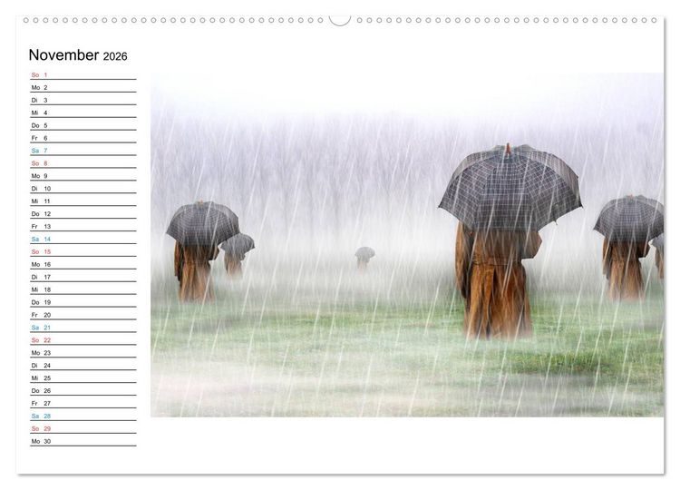 Produktbild: PHANTASTISCHER REALISMUS - SURREALE WELTEN (Wandkalender 2026 DIN A2 quer), CALVENDO Monatskalender