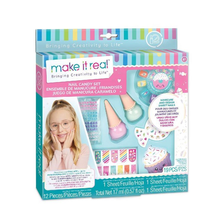 Produktbild: MAKE IT REAL - S&uuml;ssigkeiten Nagelset
